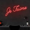 5 Je Faime Neon Light