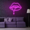 5 Thirsty Lips Neon Light