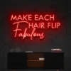 5 Make Each Hair Flips Fabulous Neon Light