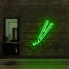 5 Hair Straightener Neon Light