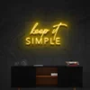 6 Keep It Simple Neon Light