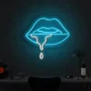 6 Watery Lips Neon Light