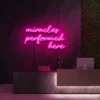 6 Miracles Performed Here Neon Light
