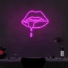 6 Thirsty Lips Neon Light