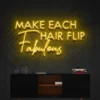 6 Make Each Hair Flips Fabulous Neon Light