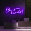 6 Oh, You Beauty Neon Light