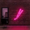 6 Hair Straightener Neon Light