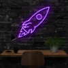6 Spaceship Neon Light