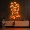 6 Half Universe Face Neon Light