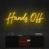 6 Hands Off Neon Light