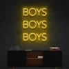 6 Boys Boys Boys Neon Light