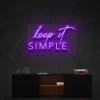 7 Keep It Simple Neon Light