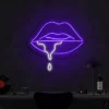 7 Watery Lips Neon Light