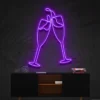 7 Glass Cheers Neon Light