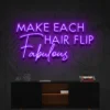 7 Make Each Hair Flips Fabulous Neon Light
