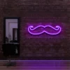 7 Moustache Neon Light