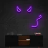 7 Devil Horns And Tail Neon Light