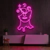 7 Half Universe Face Neon Light