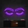 7 Closed Eyebrows Neon Light