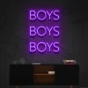7 Boys Boys Boys Neon Light