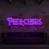 7 Piercings Neon Light
