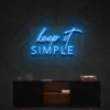 8 Keep It Simple Neon Light