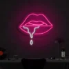 8 Watery Lips Neon Light