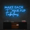 8 Make Each Hair Flips Fabulous Neon Light