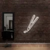 8 Hair Straightener Neon Light