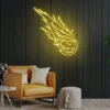 8 Falling Asteroid Neon Light