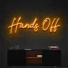 8 Hands Off Neon Light