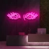 8 Illuminated Watchful Eyes Neon Light