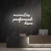 9 Miracles Performed Here Neon Light