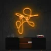 Abstract Person Neon Light