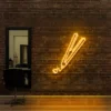 9 Hair Straightener Neon Light