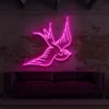 9 Flying Phoenix Neon Light