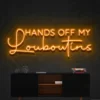 9 Hands Off My Louboutins Neon Light