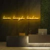 9 Lives Laughs Lashes Neon Light