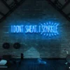 3 I Dont Sweat I Sparkle Neon Light