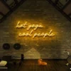 8 Hot Yoga Cool People Neon Light