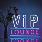 VIP Lounge Neon Sign Light