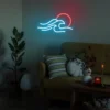 2_converted (2) Wave Sun Neon Sign Light
