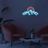 3_converted Mountain Sun Neon Sign Light