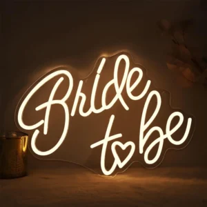 Bride To Be Neon Sign Light