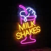 milk shake 2_converted Milkshake Neon Sign Light