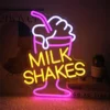 milk shake_converted Milkshake Neon Sign Light