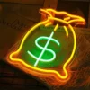 money 2_converted Dollar Neon Sign Light