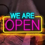 We Are Open Neon Sign Light