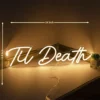 til death 4_converted Til Death Neon Sign Light