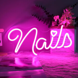 2 Nails Neon Sign Light